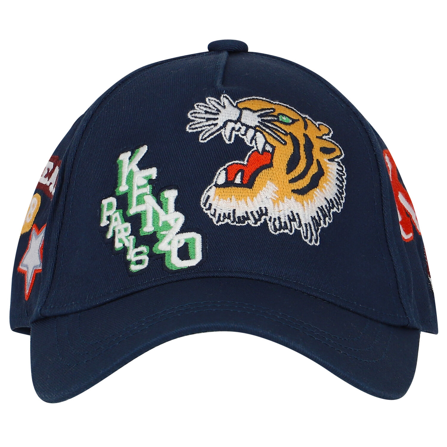 كاب أولاد بالشعار باللون الأزرق, 1, hi-res